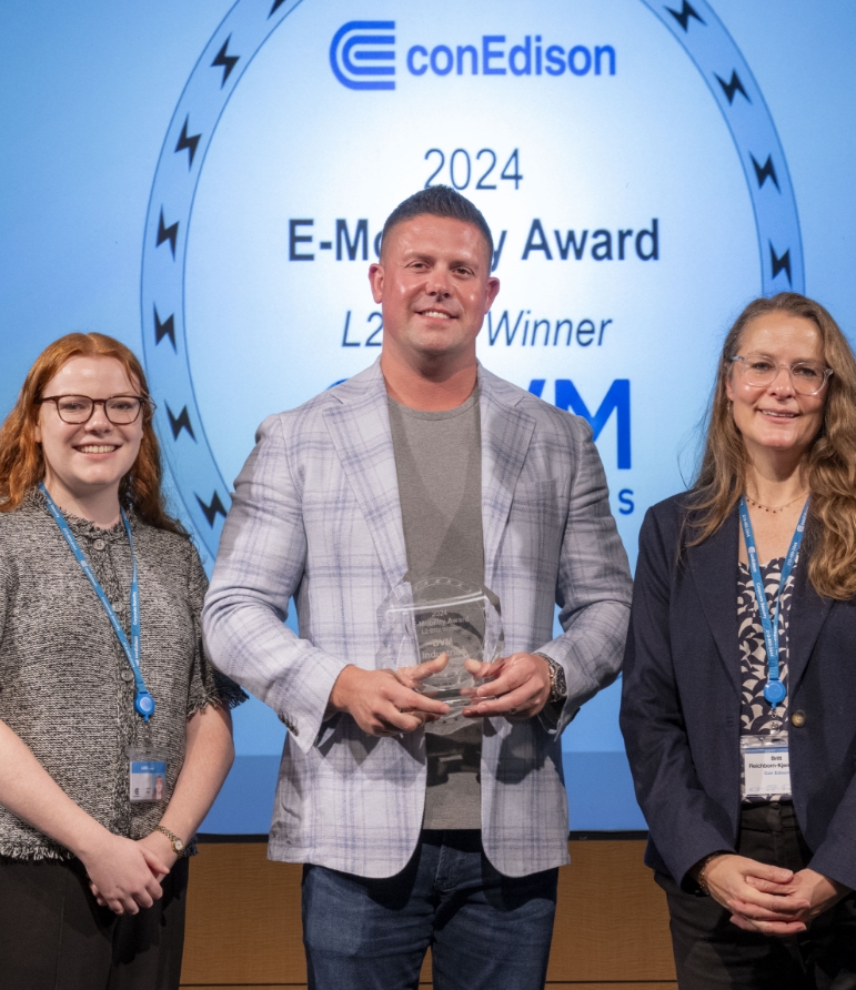 Recepción del premio Con Edison E-Mobility 2024